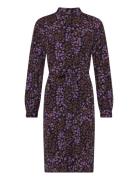 Slkenna Shirt Dress Knelang Kjole Purple Soaked In Luxury