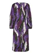 Slkillian Dress Knelang Kjole Purple Soaked In Luxury