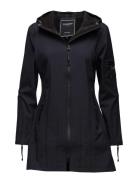 3/4 Raincoat Outerwear Rainwear Rain Coats Blue Ilse Jacobsen