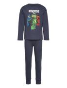Lwaris 101 - Pyjamas Pyjamas Sett Navy LEGO Kidswear
