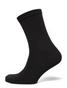 Wool/Cotton Socks Sokker Strømper Black Mp Denmark