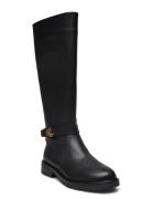 Hallee-Boots-Tall Boot Høye Støvletter Black Lauren Ralph Lauren