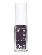 Minilack Oxygen Färg A709 Neglelakk Sminke Black Depend Cosmetic