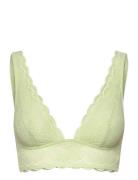 Non-Padded, Non-Wired Bra Made Of Patterned Lace Lingerie Bras & Tops ...