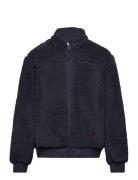 Fleece Pocket Jacket Outerwear Fleece Outerwear Fleece Jackets Navy Mü...
