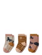 Silas Socks 3-Pack Sokker Strømper Multi/patterned Liewood