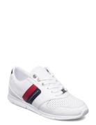 Lightweight Leather Sneaker Lave Sneakers White Tommy Hilfiger
