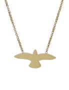 Dove Necklace Accessories Jewellery Necklaces Dainty Necklaces Gold Bu...
