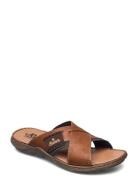 22099-25 Shoes Summer Shoes Sandals Brown Rieker