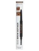 Makeup Revolution Duo Brow Definer Pencil Øyebrynsblyant Sminke Brown ...