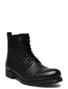 Jfwshaun Leather Boot Sn Støvletter Med Snøring Black Jack & J S