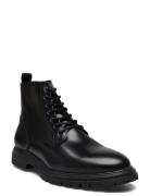 Biagil Laced Up Boot Polido Støvletter Med Snøring Black Bianco