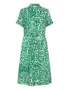 Dress Woven Knelang Kjole Green Gerry Weber Edition