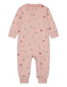 Pyjamas Bear At Back Pyjamas Sie Jumpsuit Pink Lindex