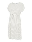 Mlalison Y/D Ss Jersey Abk Dress Knelang Kjole White Mamalicious