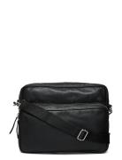 Leather Messenger Bag Skulderveske Veske Black Les Deux