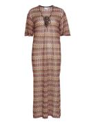 Vimarlee 3/4 Kaftan/Ef Strandklær Brown Vila