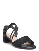 Ankle-Strap Sandal Sandal Med Hæl Black Gabor