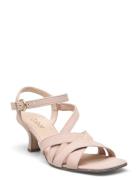 Ankle-Strap Sandal Sandal Med Hæl Pink Gabor
