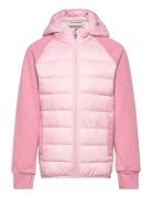Hybrid Fleece Jacket W. Hood Outerwear Fleece Outerwear Fleece Jackets...