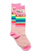 High Socks Sokker Strømper Pink Billieblush
