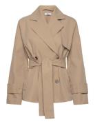 Trudy Short Trench Coat Trench Coat Kåpe Beige Marville Road