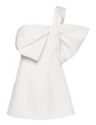 Bella Bow Mini Dress Kort Kjole White Bardot