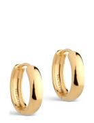 Classic Wide Hoops 20 Mm Accessories Jewellery Earrings Hoops Gold Ena...