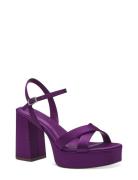 Women Sandals Sandal Med Hæl Purple Tamaris