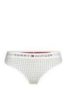 Thong Print Stringtruse Undertøy Cream Tommy Hilfiger