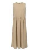 Noelle Dress Maxikjole Festkjole Beige STUDIO FEDER