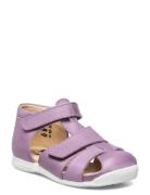 Hand Made Open Sandal Shoes Summer Shoes Sandals Purple Arauto RAP