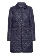 Quilted Coat Vattert Jakke Navy Polo Ralph Lauren