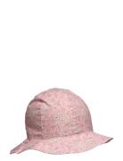 Summer Hat In Liberty Fabric Solhatt Pink Huttelihut