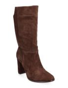 Artizan Ii Suede Boot Høye Støvletter Brown Lauren Ralph Lauren