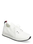 Tjm Elevated Runner Knitted Lave Sneakers White Tommy Hilfiger