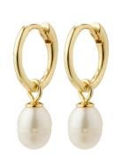 Berthe Recycled Pearl Hoop Earrings Accessories Jewellery Earrings Hoo...