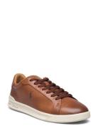 Heritage Court Ii Leather Sneaker Lave Sneakers Brown Polo Ralph Laure...
