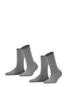 Fine Dot 2-Pack Sustainable With Pattern Lingerie Socks Regular Socks ...