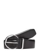 Must Rnd Buckle Belt 3.0 Belte Black Calvin Klein