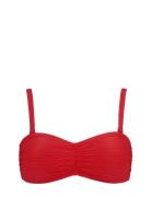 Bikinibra Olivia Swimwear Bikinis Bikini Tops Bandeau Bikinitops Red D...