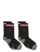 Th Kids Iconic Sports Sock 2P Sokker Strømper Black Tommy Hilfiger