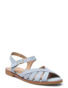 Sandals - Flat - Open Toe - Op Flate Sandaler Blue ANGULUS