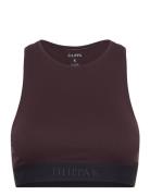 Rib Bra Top Lingerie Bras & Tops Sports Bras - All Brown Filippa K