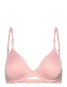 Unlined Demi Lingerie Bras & Tops Wired Bras Pink Calvin Klein