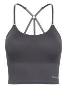 Grey Power Seamless Top Sport Bras & Tops Sports Bras - All Grey Famme