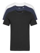 Jjeorganic Basic Tee Ss O-Ne 3Pk Mp Noos Tops T-shirts Short-sleeved B...