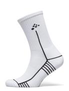 Progress Mid Sock Sport Socks Regular Socks White Craft