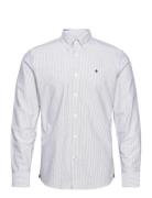 Douglas Stripe Shirt Tops Shirts Casual Blue Morris