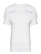 Jbs 2-Pack O-Neck Bamboo Tops T-shirts Short-sleeved White JBS